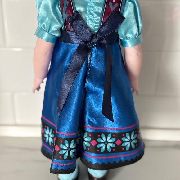 DISNEY Store ELSA Animators Collection Frozen Toddler Doll 15" Blue Dress Shoes - Picture 10 of 13